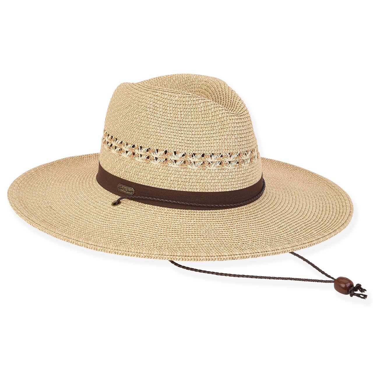 HH2807 Pampas Paper Straw Safari Hat, Size: O/S, Colour: Natural A