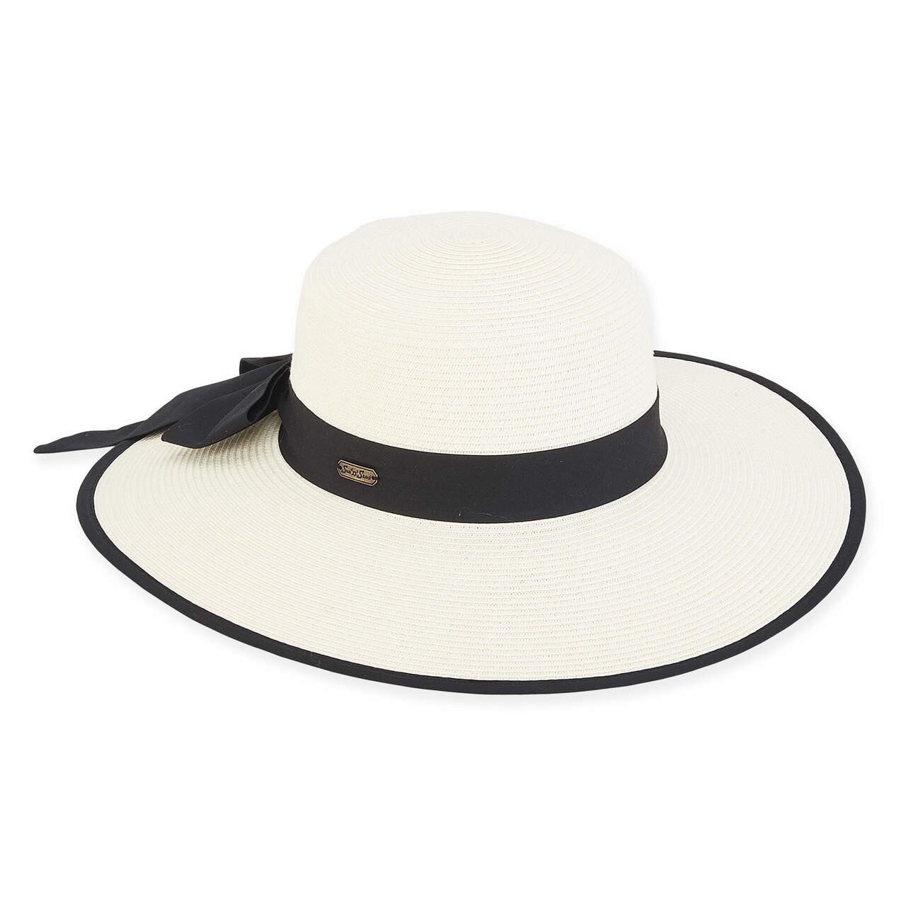HH2039 | Paper Braid Wide Brim Hat, Size: O/S, Colour: Ivory A