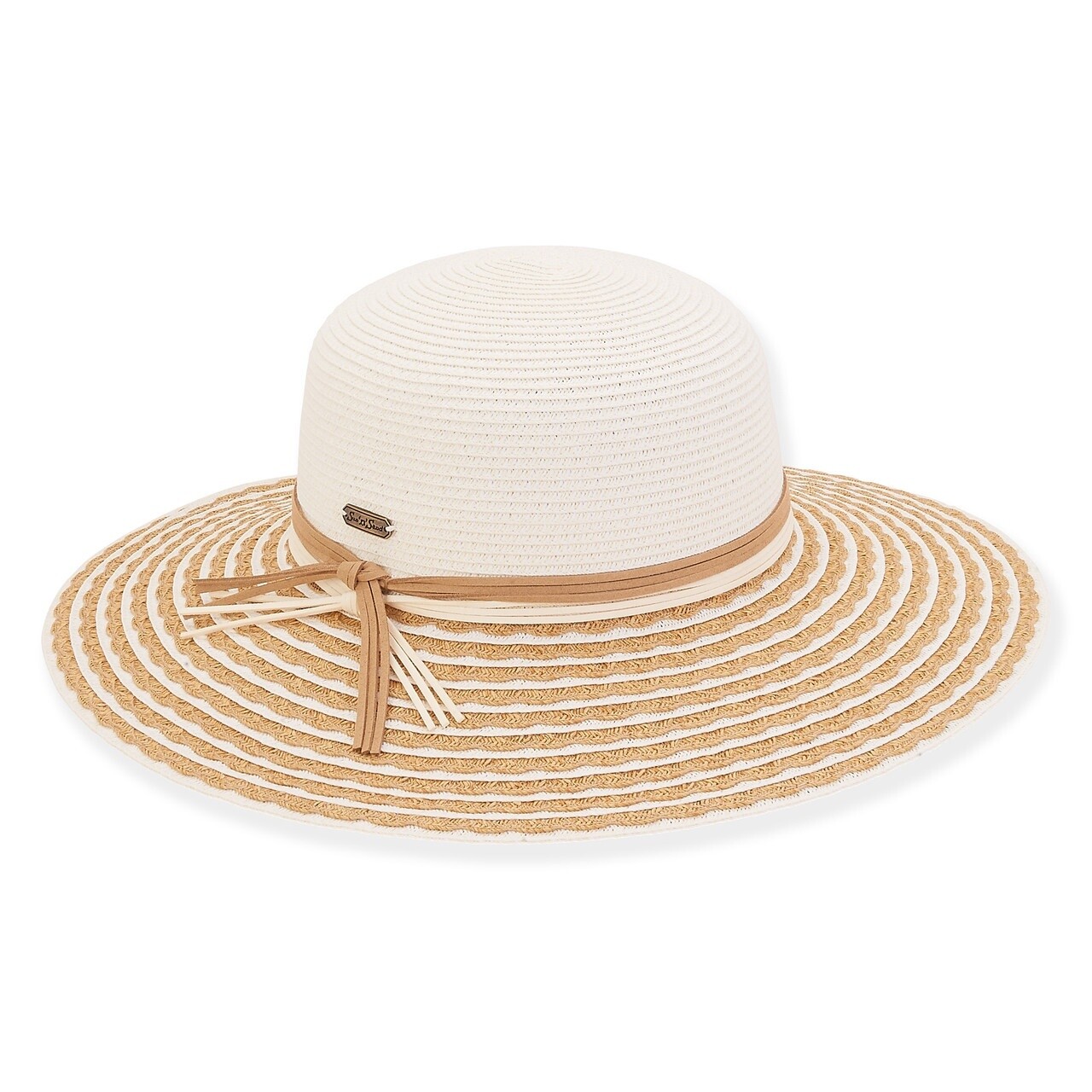HH2699 | Paper Braid Floppy Hat, Size: O/S, Colour: Ivory A