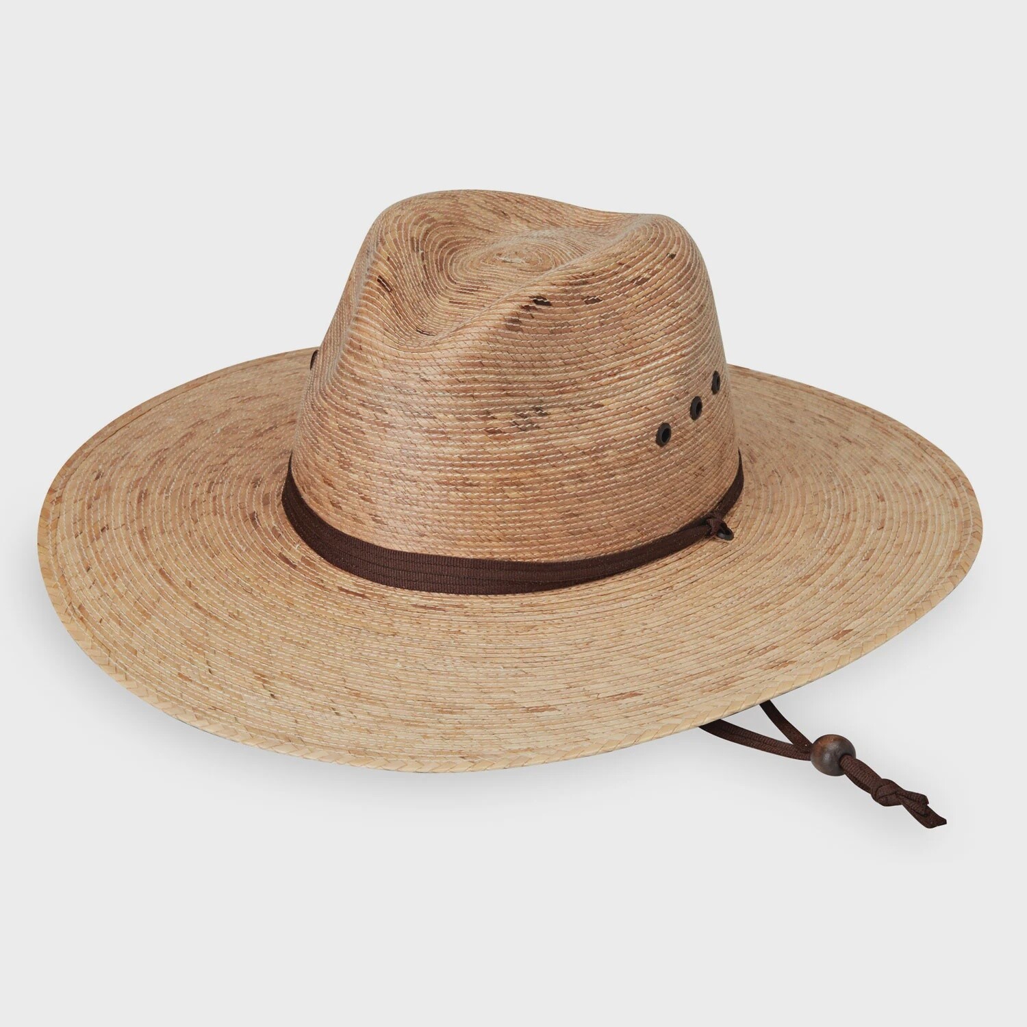 Baja Natural Fedora w/ Chincord, Colour: Camel, Size: L/XL