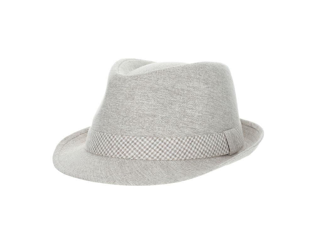 Travis Narrow Brim Cotton Fedora, Size: Medium, Colour: Khaki