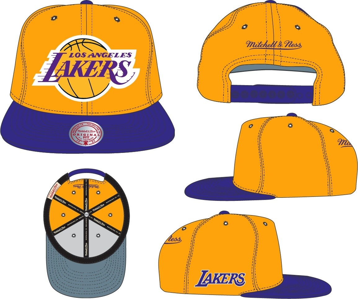 NBA SIDE CORE 2.0 SNAPBACK LAKERS