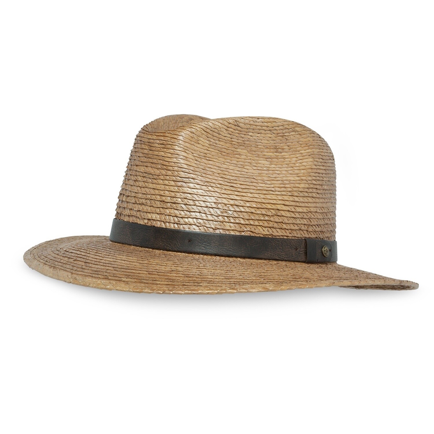 Unwind Hat Straw Fedora - Caramel, Size: Medium