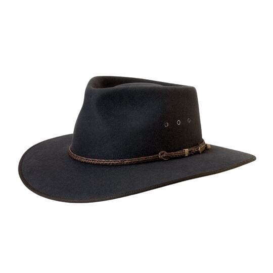 Cattleman Imperial Quality Pure Fur Felt Hat, Colour: Grey, Size: 63cm XXL