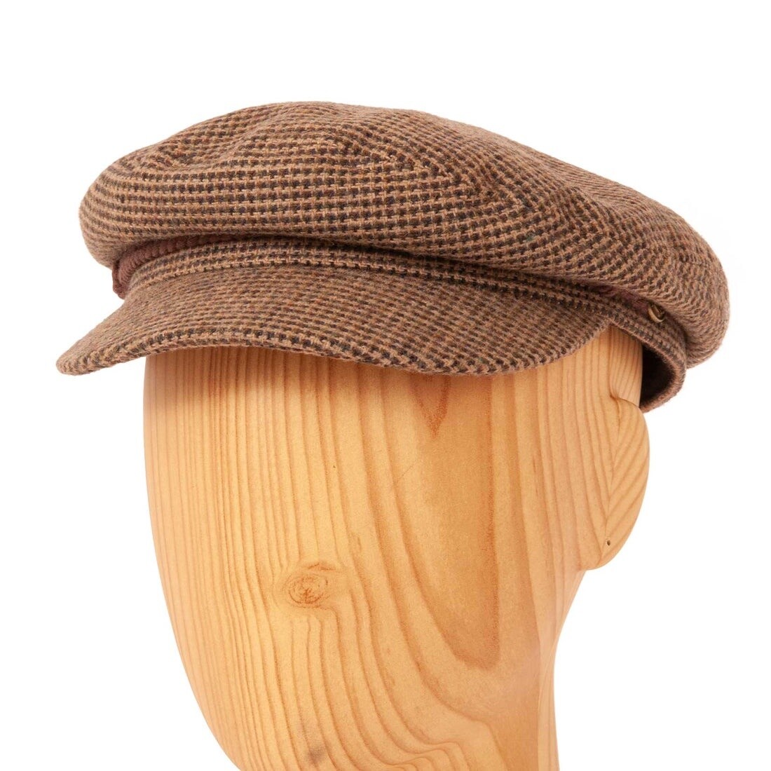 Fiddler Wool Fishermans Cap, Size: Medium, Colour: Brown