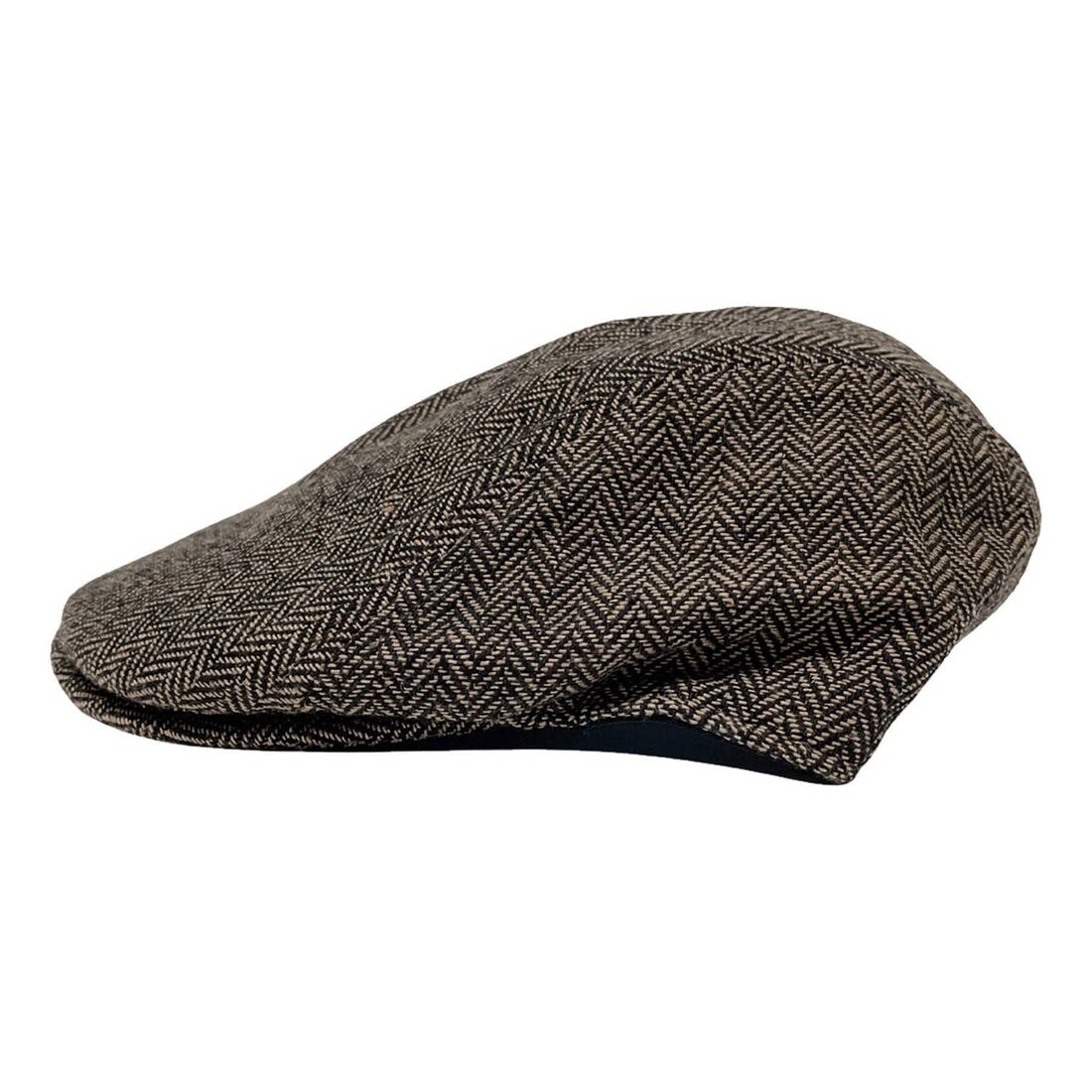 Mikey Newsboy Flat Cap, Colour: Brown, Size: S/M