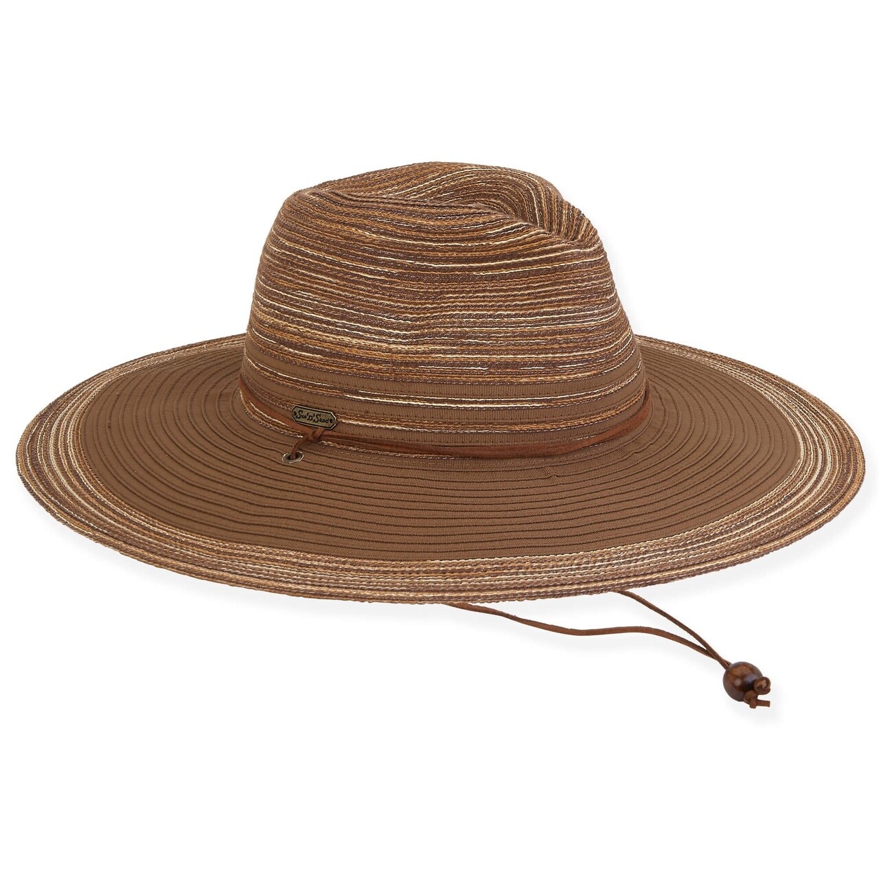 HH2874 | Varska | Women&#39;s Poly Braid Safari Hat, Size: O/S, Colour: Brown B