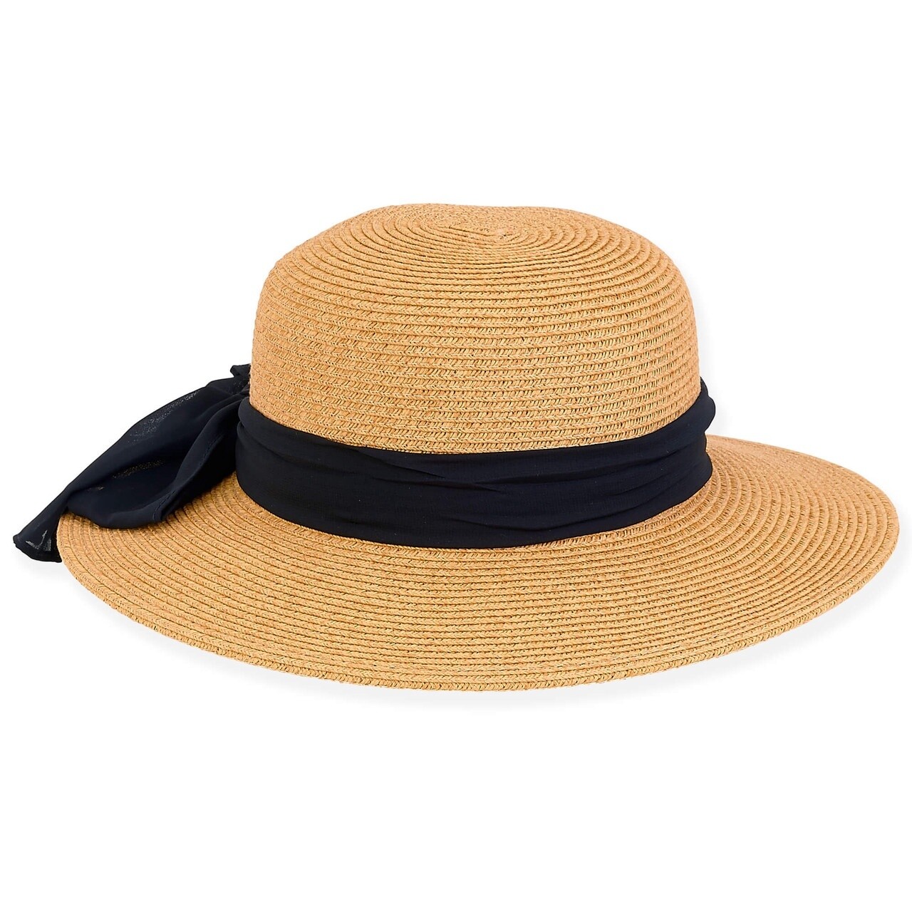 HK387 | Kid&#39;s Paper Braid Wide Brim, Size: O/S, Colour: Tan B