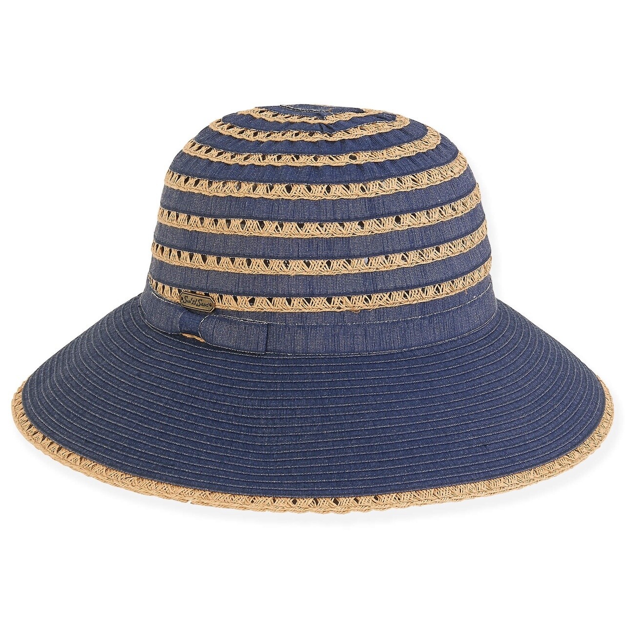 HH2870 | Half Moon | Women&#39;s Ribbon Bucket Hat, Size: O/S, Colour: Navy
