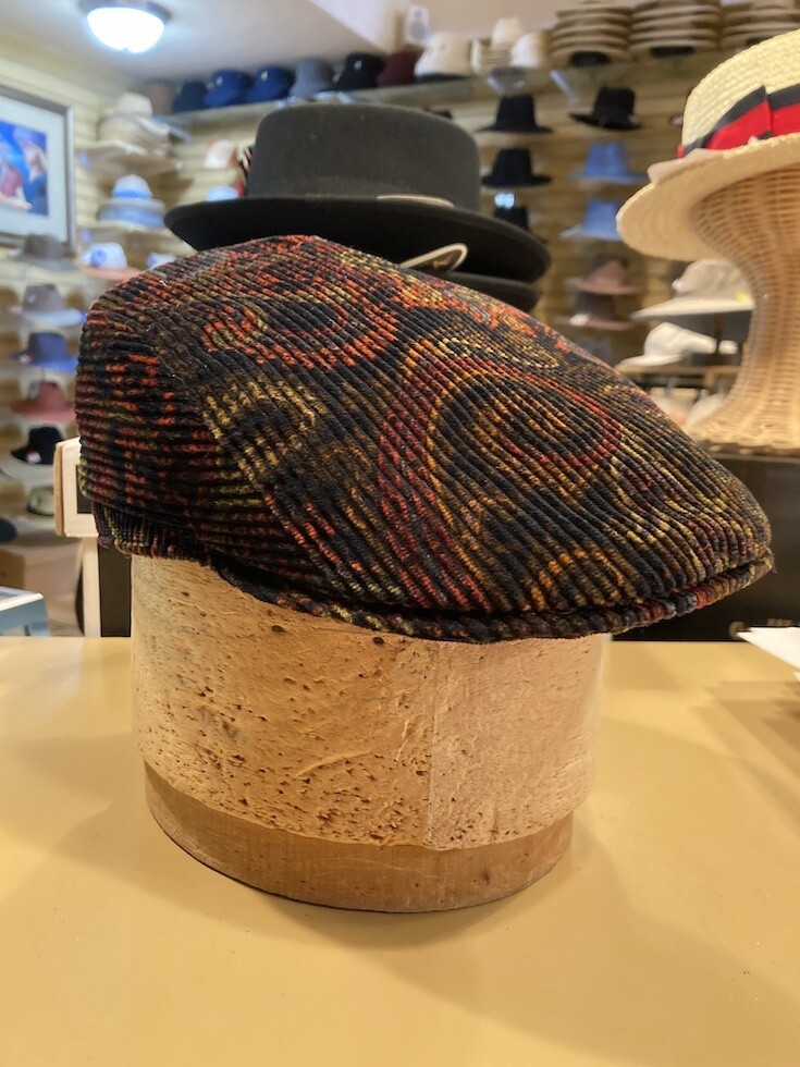 92 Relax 5312 | Paisley Corduroy Cap, Size: 57 Medium
