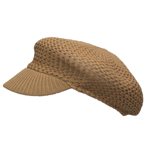 Oriole Hand Knit Cap | O/S, Colour: Tan