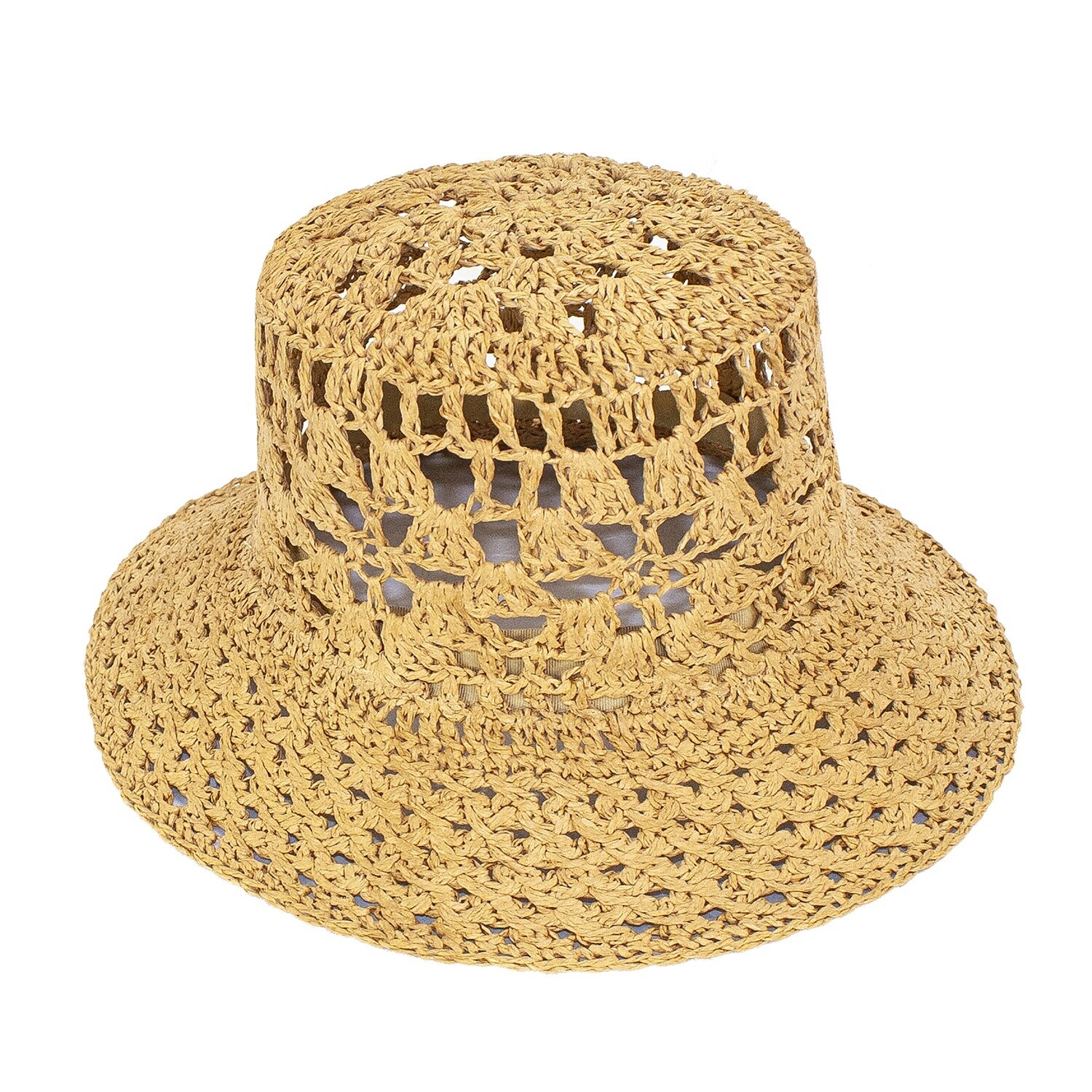 Penelope Raffia Bucket, Colour: Tan, Size: O/S