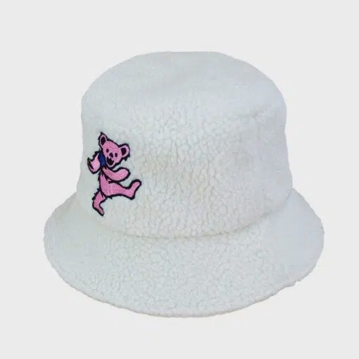 Pink Bear Bucket Hat