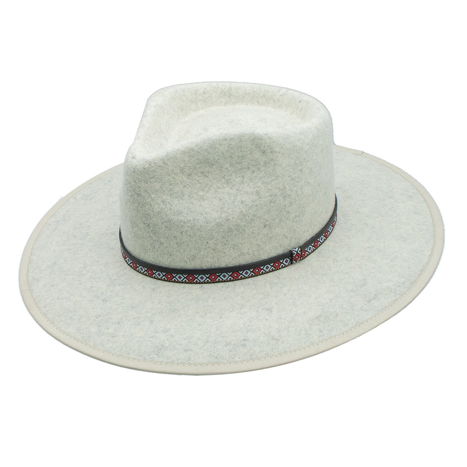 Telluride Wool Felt Hat, Size: One-Size Adjustable, Colour: Grey