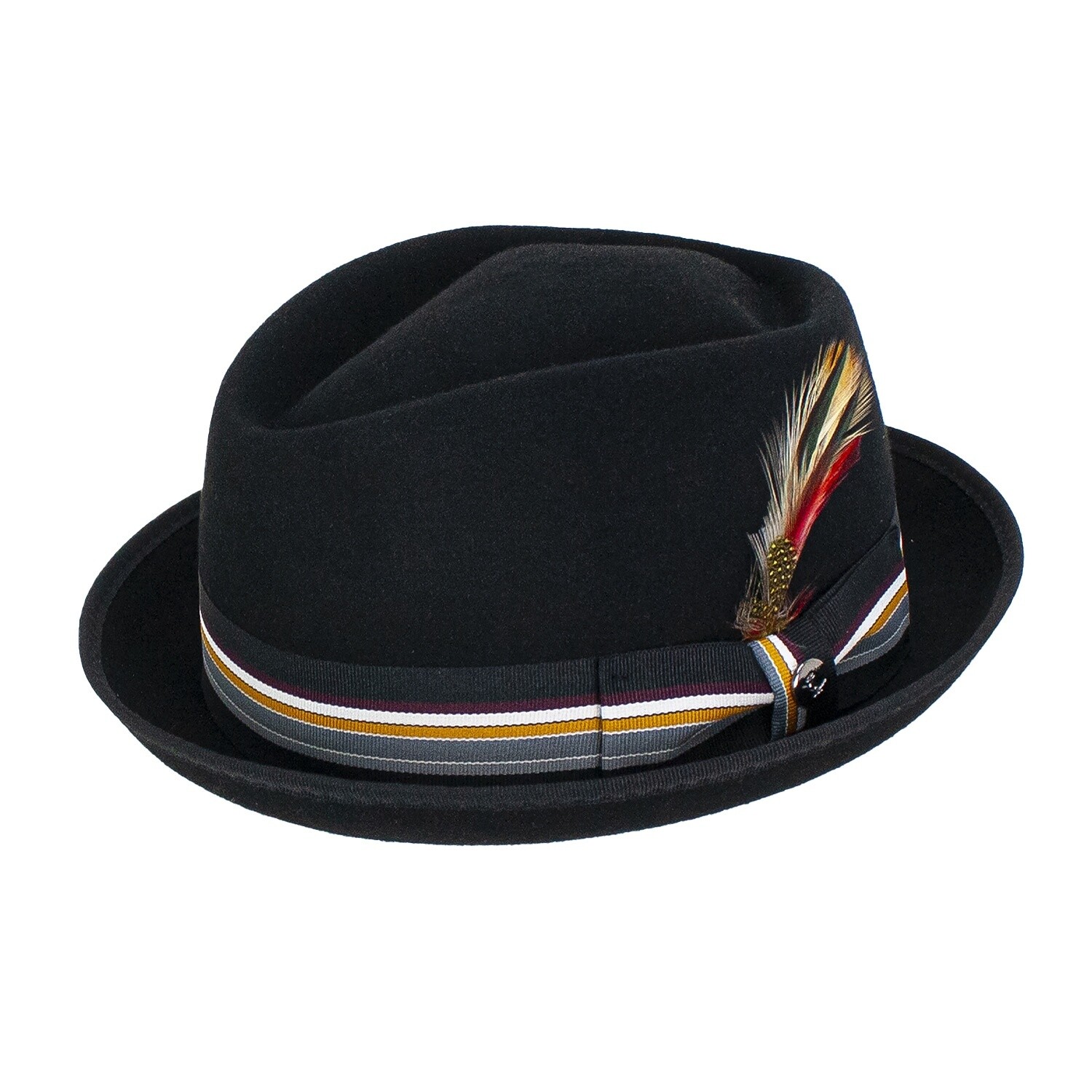 Devo Wool Fet Hat, Size: One-Size, Colour: Black