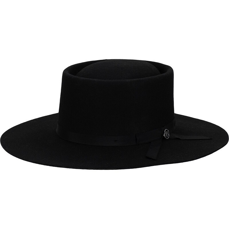 Ciao Bella Wool Felt Gaucho Hat, Size: OSFM Adjustable, Colour: Black