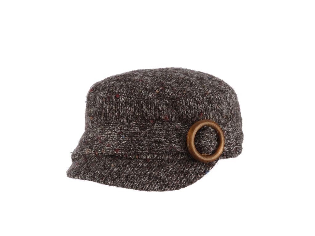 Tessie Knit Acrylic Blend Cadet Hat, Size: One-Size, Colour: Black