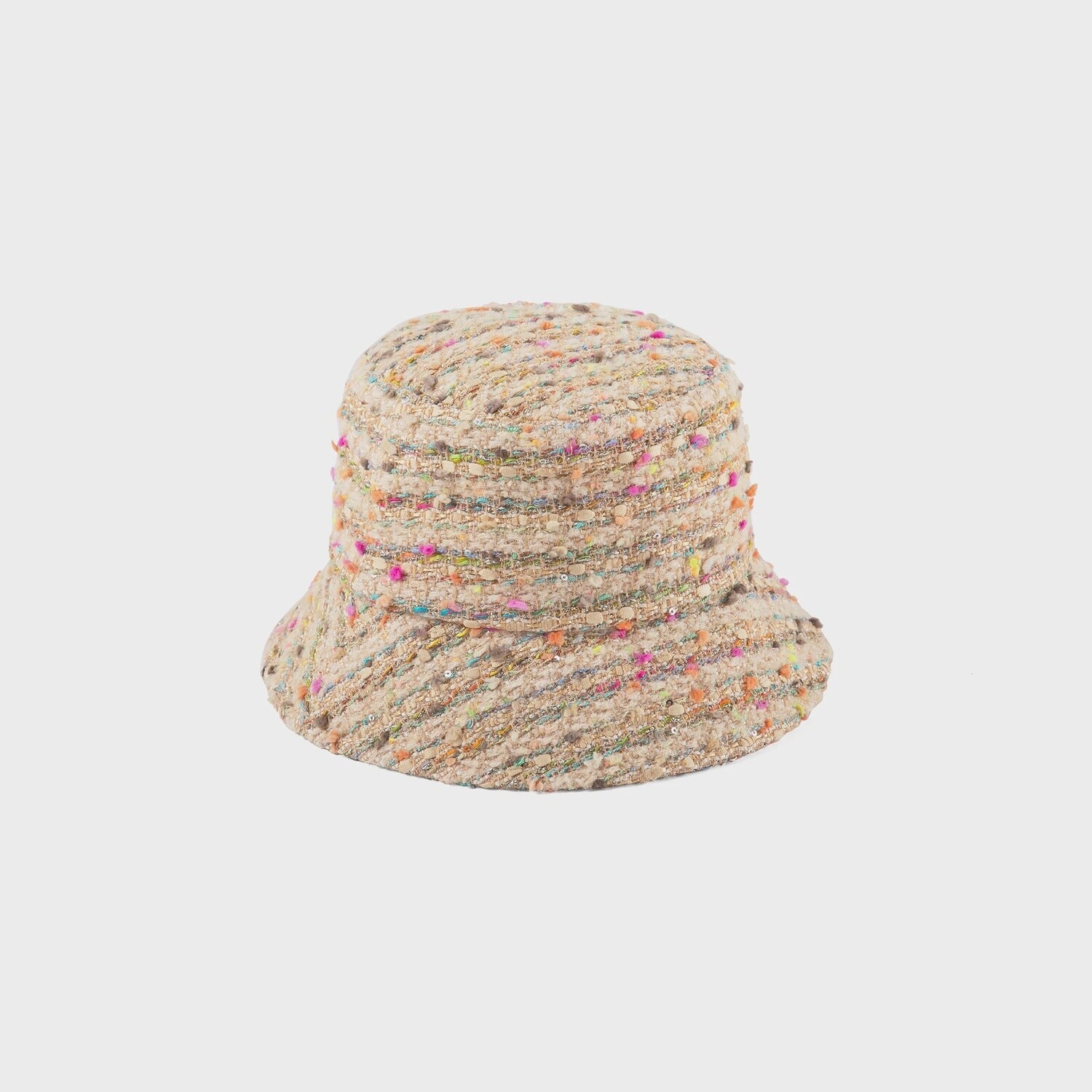 Cindy Bucket, Size: S/M, Colour: Gold Tweed