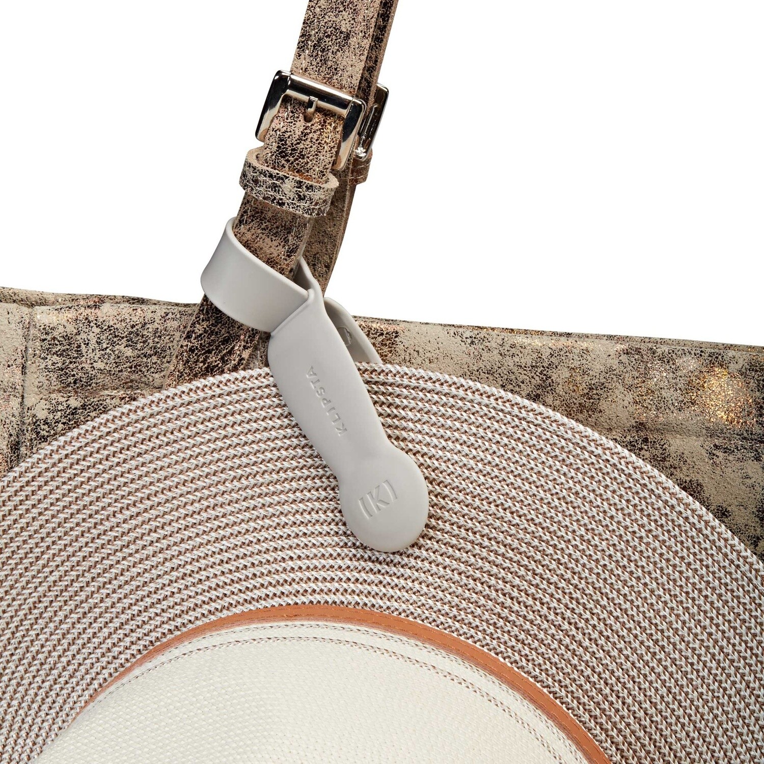 Klipsta Magnetic Hat Clip, Colour: Stone