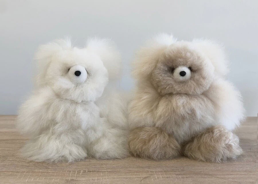 Alpaca Stuffed Animal - Bear - Small 10&quot;