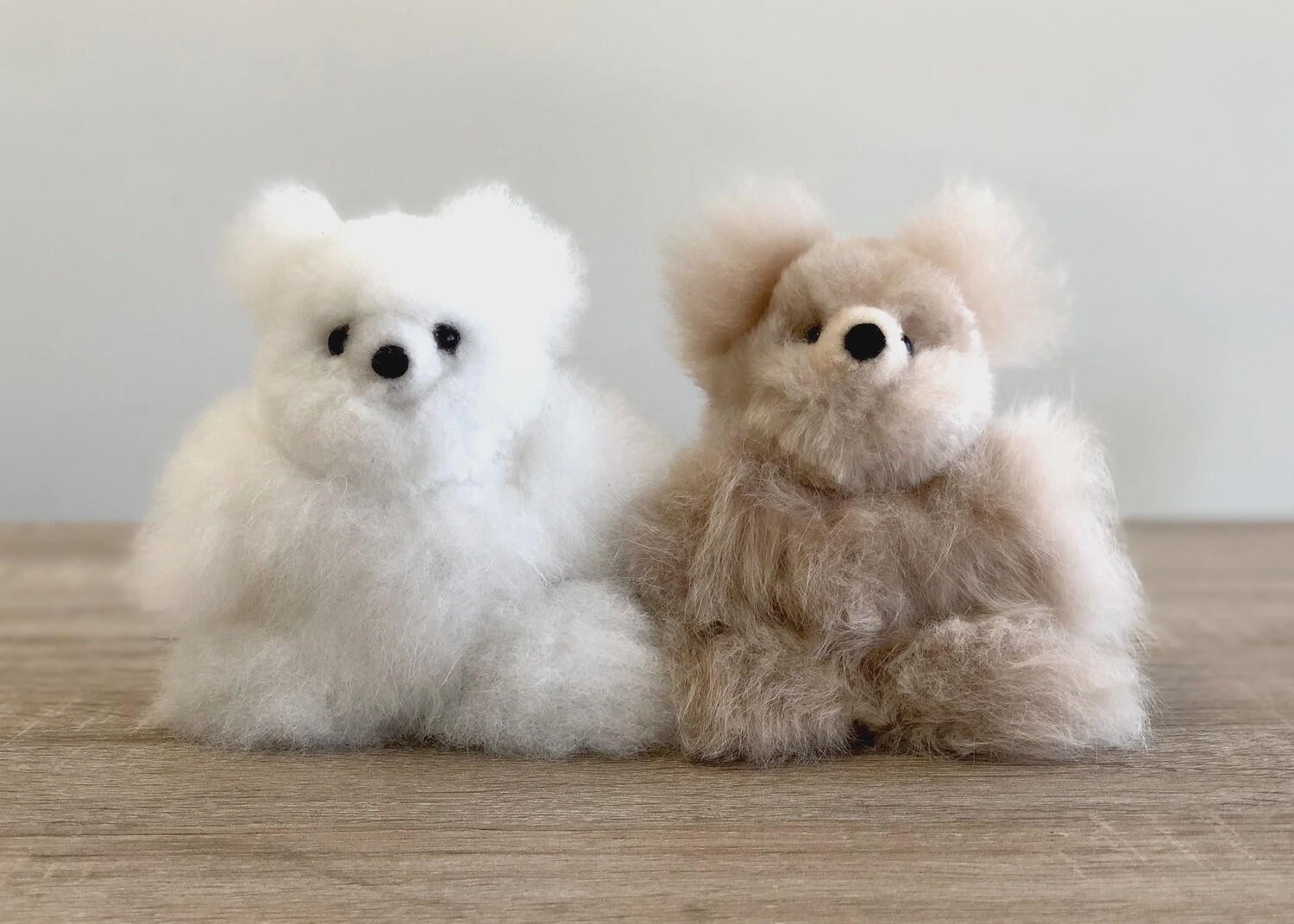 Alpaca Stuffed Animal - Bear - Micro 7&quot;