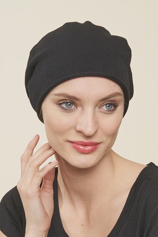 Convertible Cotton Slouchy, Size: O/S, Colour: Black