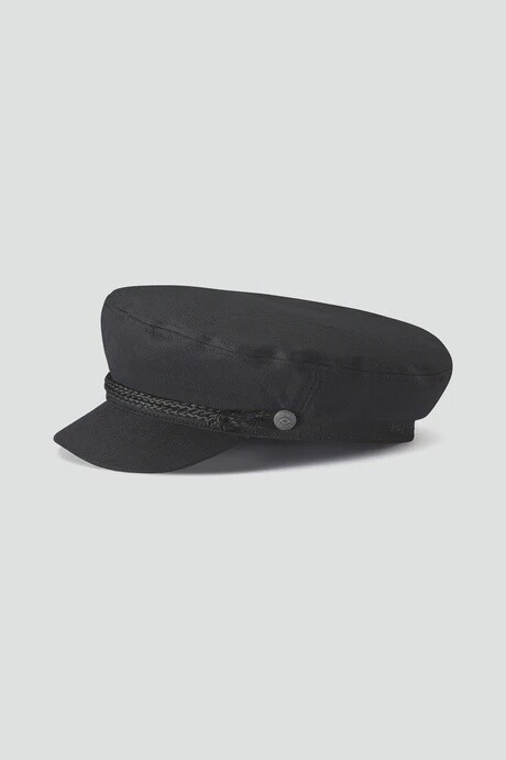 Fiddler Fisherman Cap, Colour: Black, Size: XS
