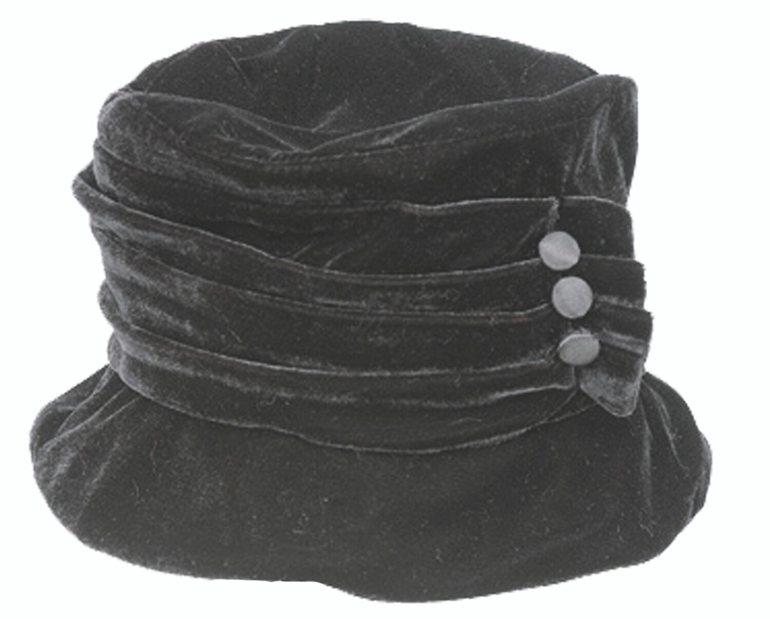 4720 | Velvet Bucket, Size: O/S, Colour: Black