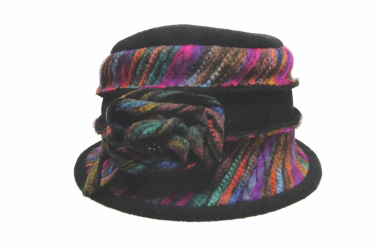 7368 | Polar Fleece Bucket, Size: O/S, Colour: Black