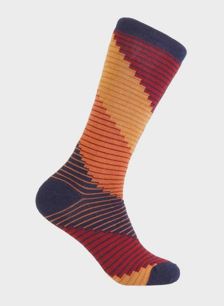 Alpaca Socks - Tetris - Autumn, Size: Small