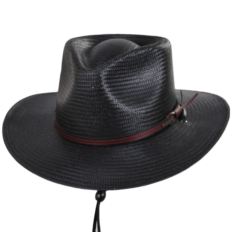 Belgrade Shantung Straw Outback Hat, Size: Small