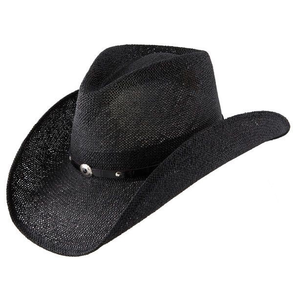 Onyx Shapeable Straw Cowboy Hat, Size: Small