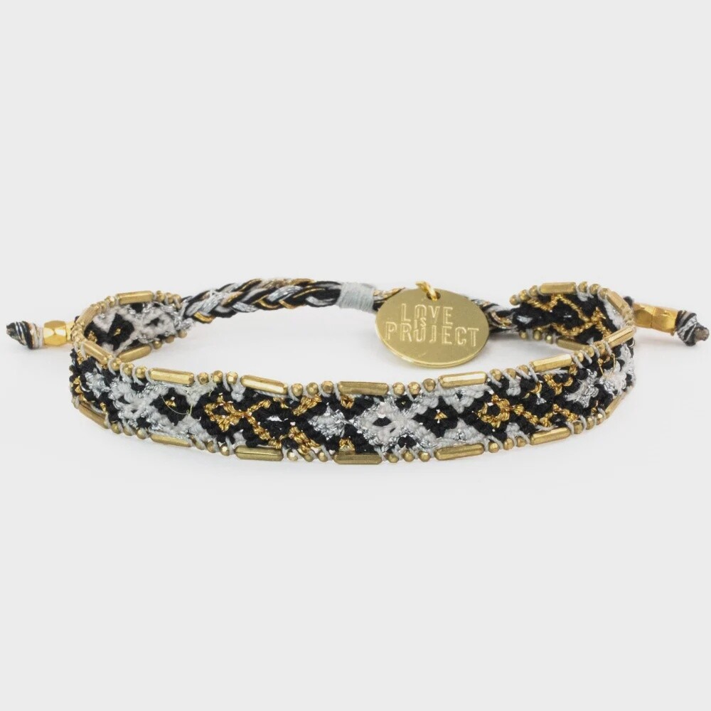BALI METALLIC FRIENDSHIP BRACELET - MOONLIGHT SHADOW