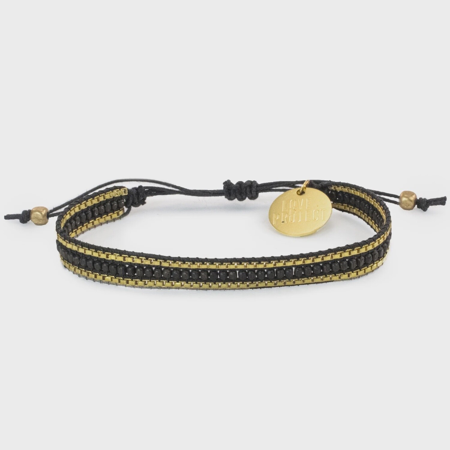 SKINNY DIWALI BRACELET - DARK BLACK