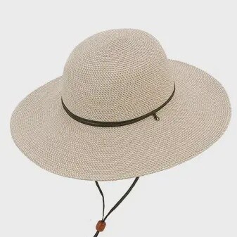 8503 | Women&#39;s Paperbraid Hat, Size: O/S, Colour: White Tweed
