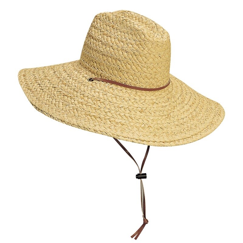 Seaview Wide Brim Straw Sun Hat, Colour: Natural, Size: S/M