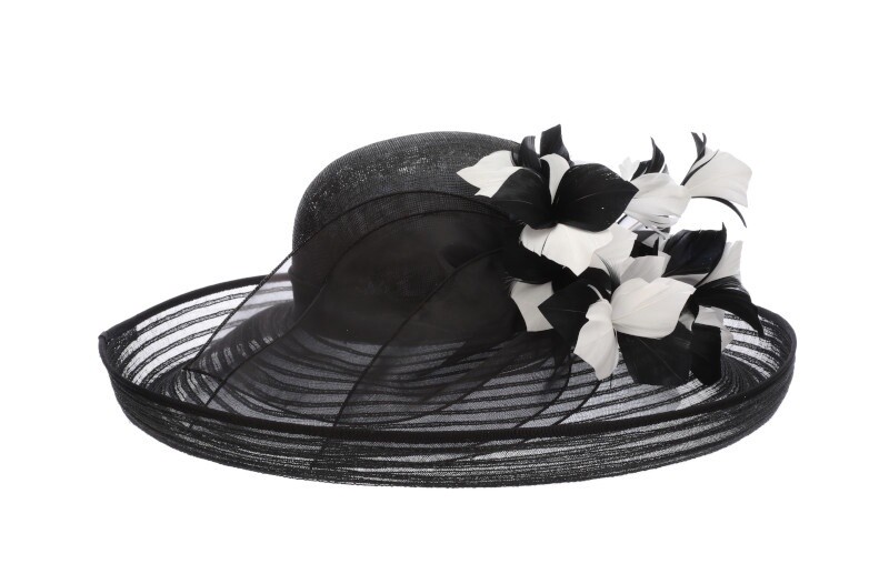 Flor Dela Mar Kentucky Derby Hat, Size: O/S, Colour: Black