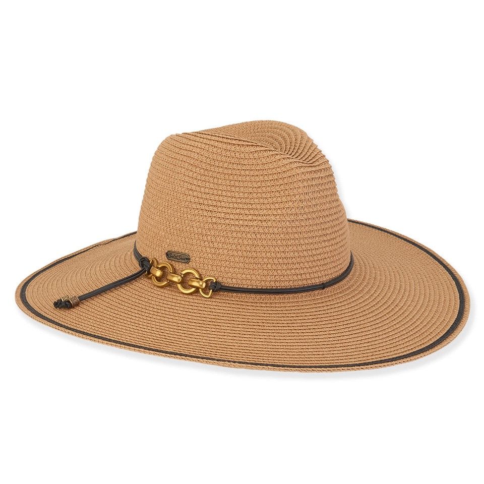 HH3012 Rosalie | Women&#39;s Paper Braid Safari Hat, Size: O/S, Colour: Tan B