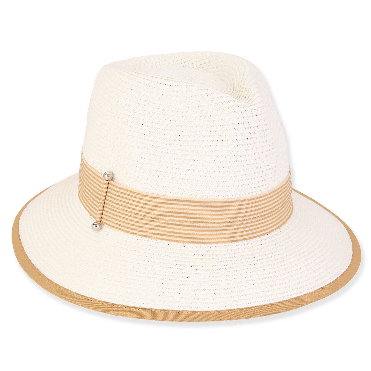 HH3090 Anastasia | Women&#39;s Paper Straw Safari Hat, Size: O/S, Colour: Ivory A