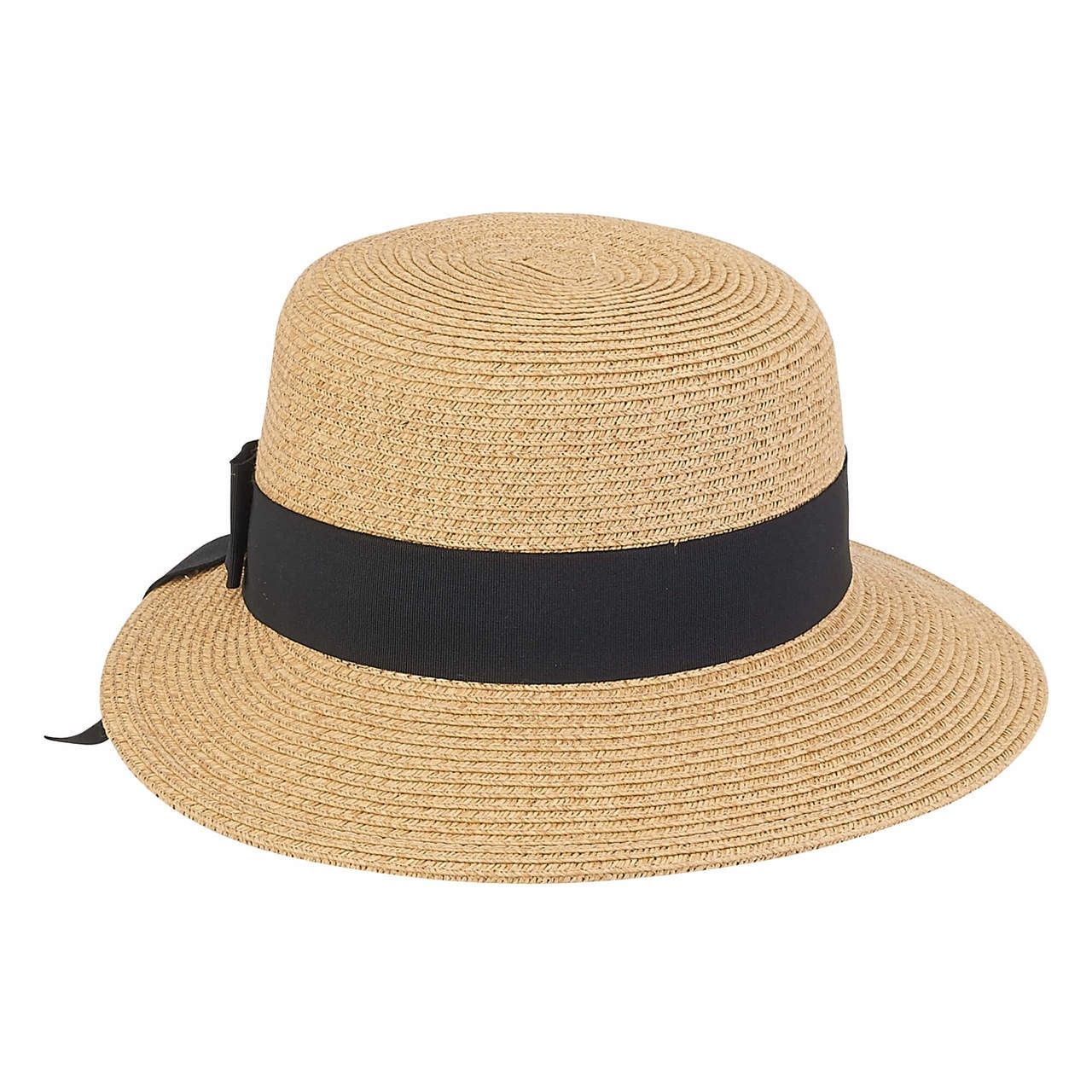 HK214 Kid&#39;s Paper Braid Tapered Wide Brim, Size: O/S, Colour: Natural