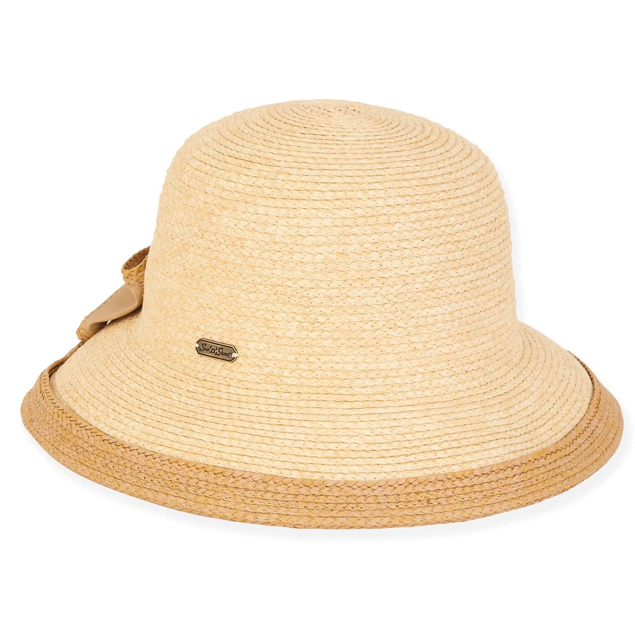 HH2865 Colun | Women&#39;s Paper Straw Bucket Hat, Size: O/S, Colour: Natural B