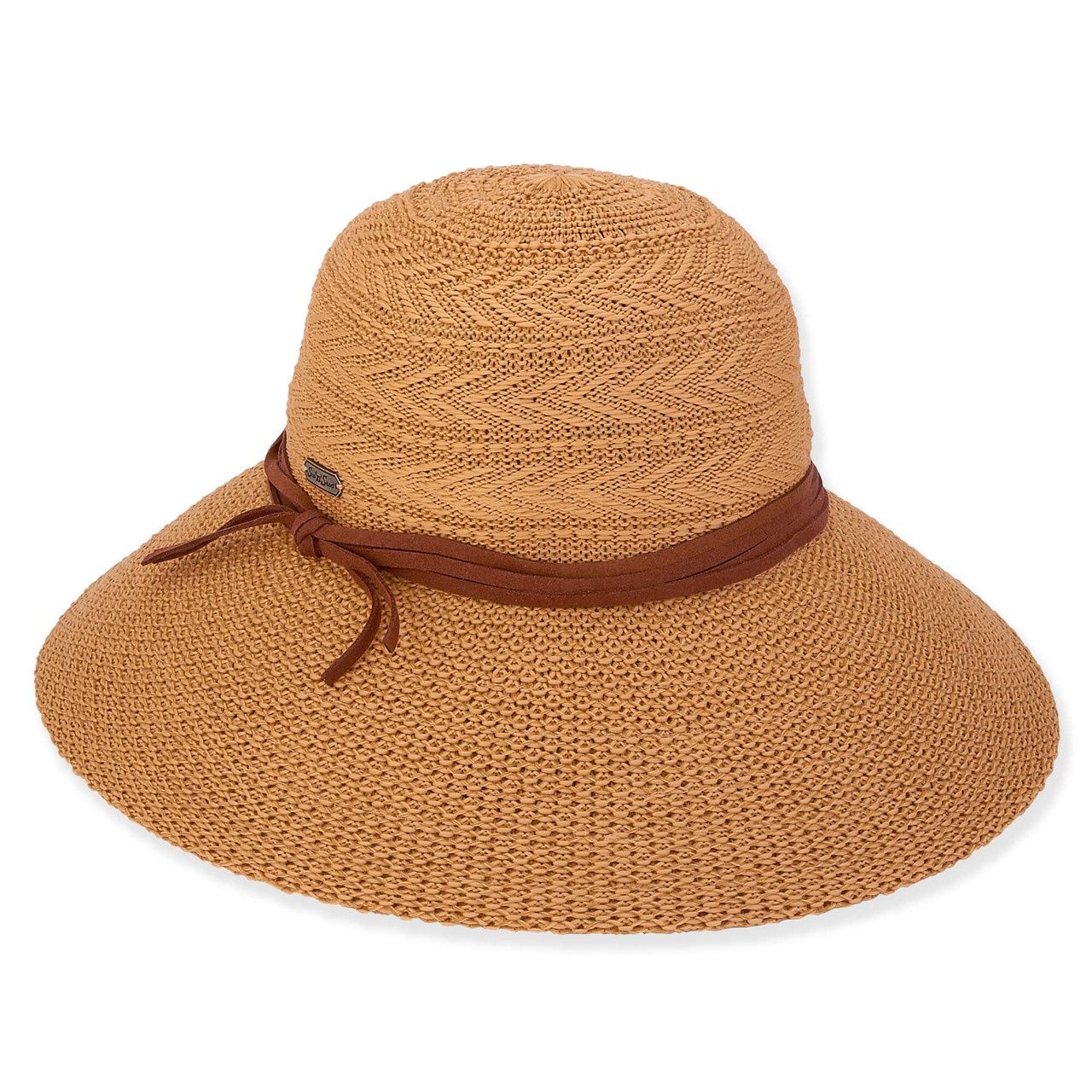 HH3048 Rose | Women&#39;s Poly Braid Bucket Hat, Size: O/S, Colour: Tan B
