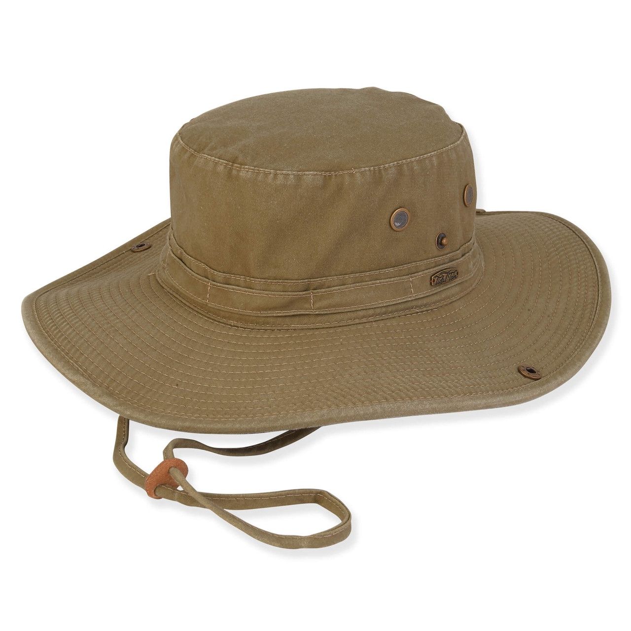 HTT1201 Dylan | Men&#39;s Cotton Boonie Hat, Colour: Green A, Size: M/L
