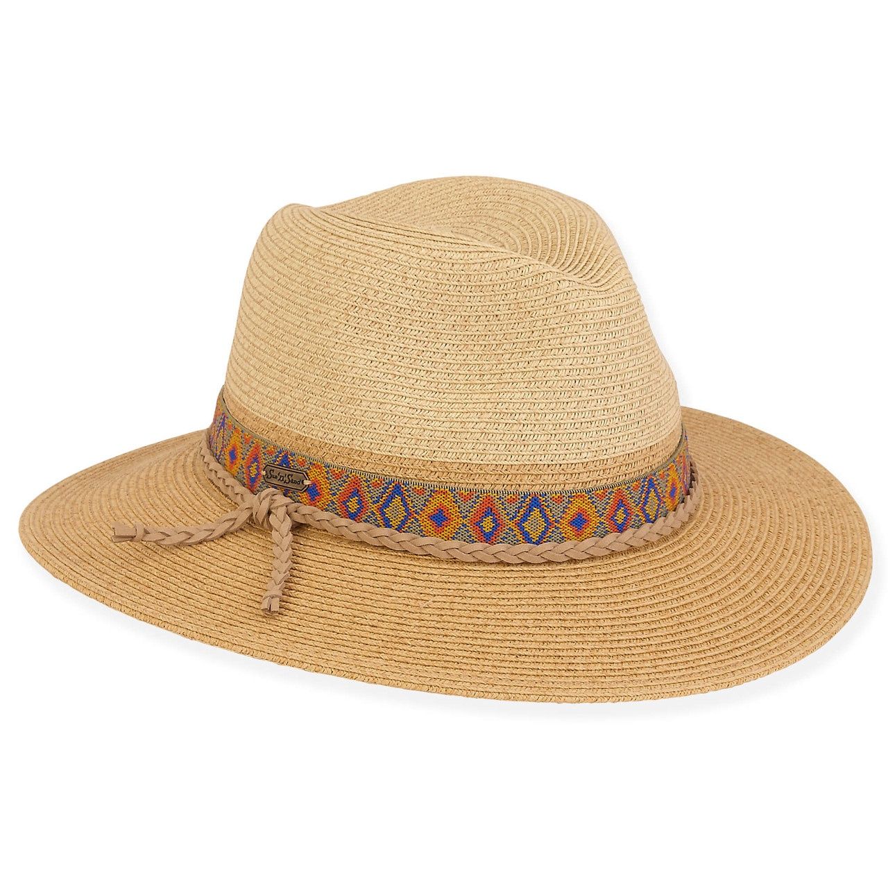 HH2926 Paper Braid Safari Hat, Size: O/S, Colour: Natural