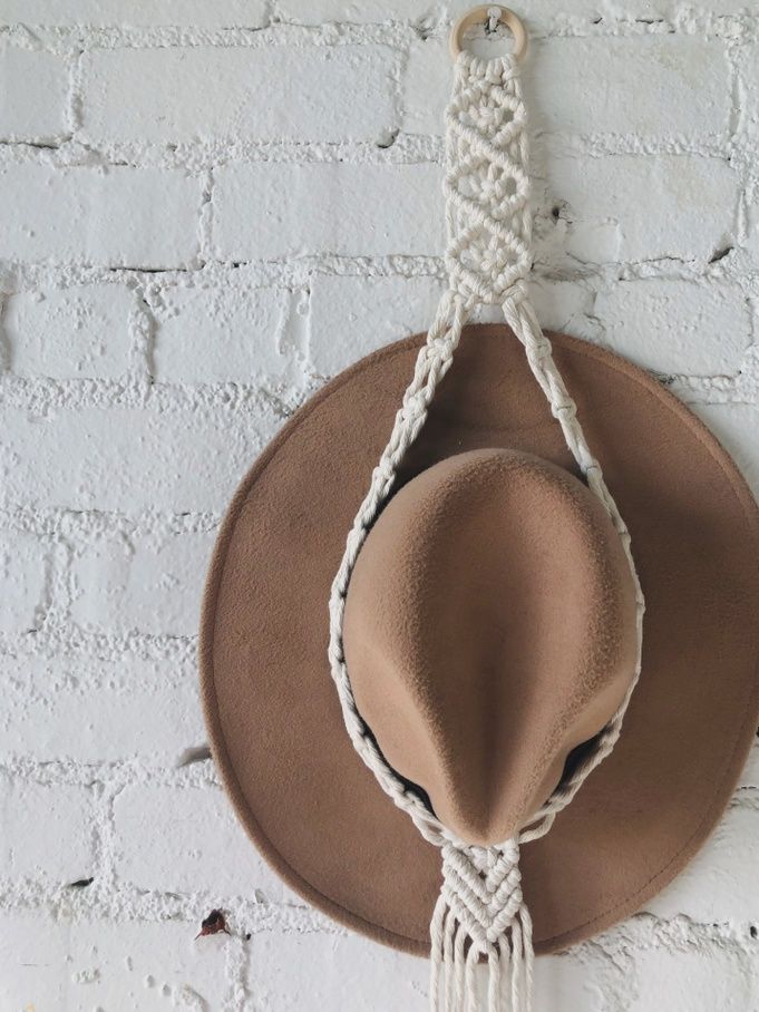 Macrame Single Hat Hanger