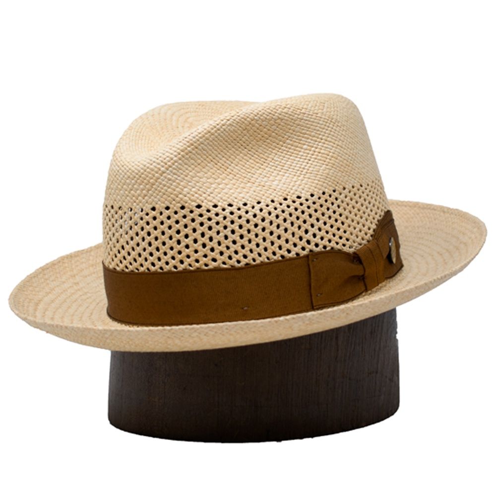 The Moor Genuine Panama Hat, Colour: Natural, Size: Small
