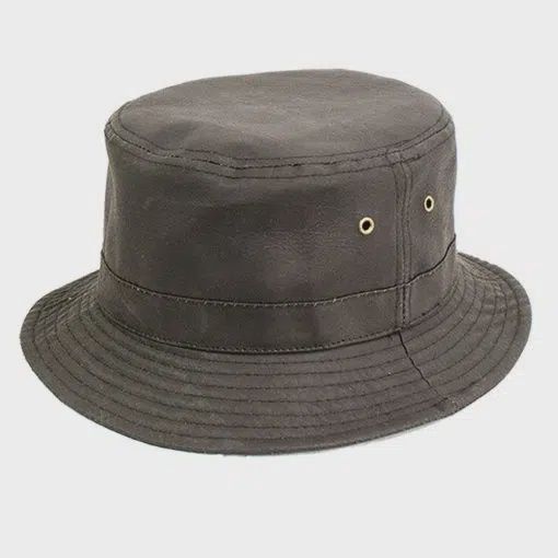Fort Rock Cotton Water Resistant Bucket, Size: O/S, Colour: Brown