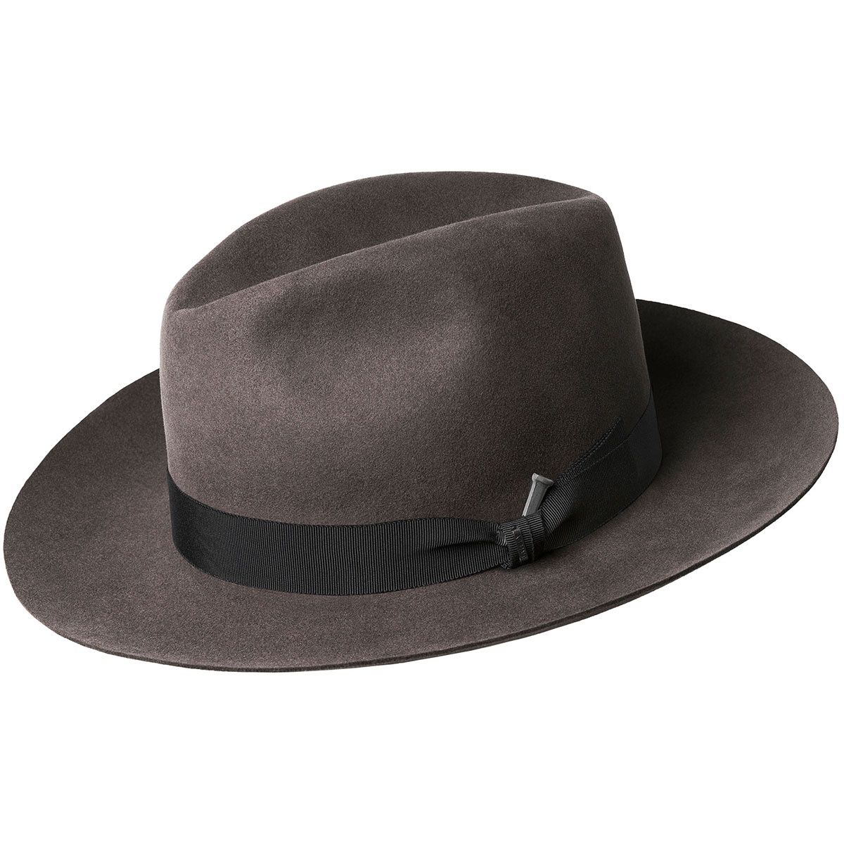Ralat Superior Fur Felt Fedora, Size: Small, Colour: Charcoal