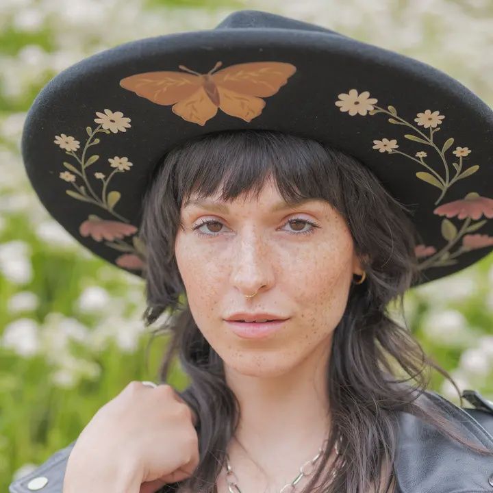The Florence Wool Felt Illustrated Hat, Size: 57cm Medium