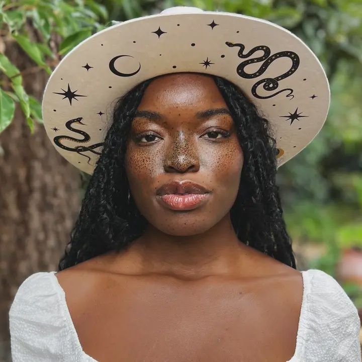 The Nova Wool Felt Illustrated Hat, Size: 57cm Medium
